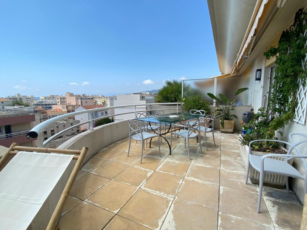 T3 Climatise Villa Juana Avec Parking Et Proche Plage อองทีบส์ ภายนอก รูปภาพ