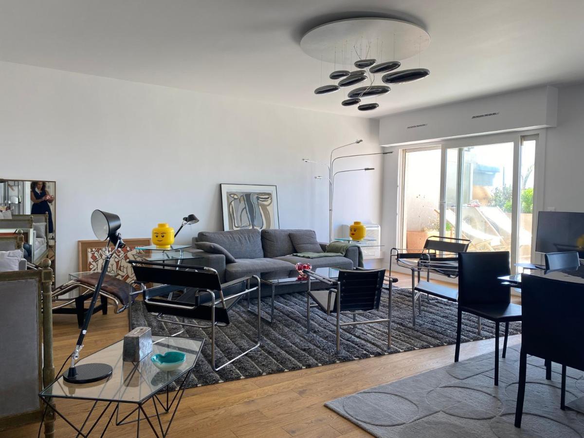 T3 Climatise Villa Juana Avec Parking Et Proche Plage อองทีบส์ ภายนอก รูปภาพ