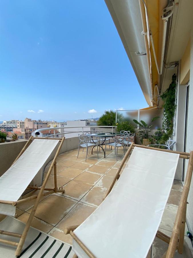 T3 Climatise Villa Juana Avec Parking Et Proche Plage อองทีบส์ ภายนอก รูปภาพ