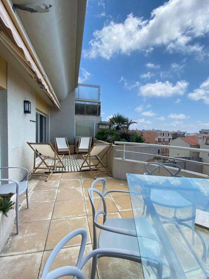 T3 Climatise Villa Juana Avec Parking Et Proche Plage อองทีบส์ ภายนอก รูปภาพ